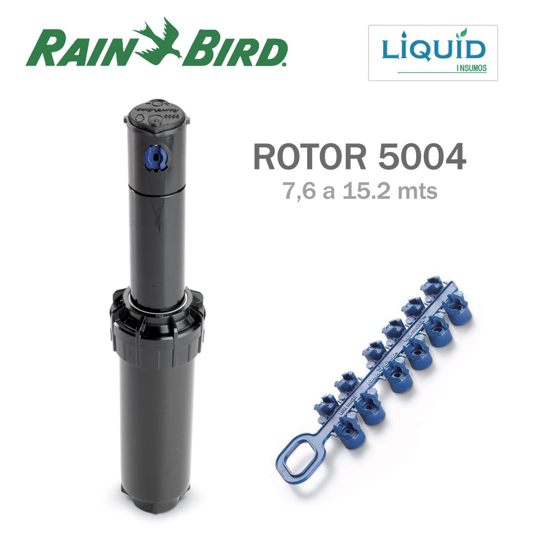 Aspersor Rain Bird Serie 5000 vista frontal